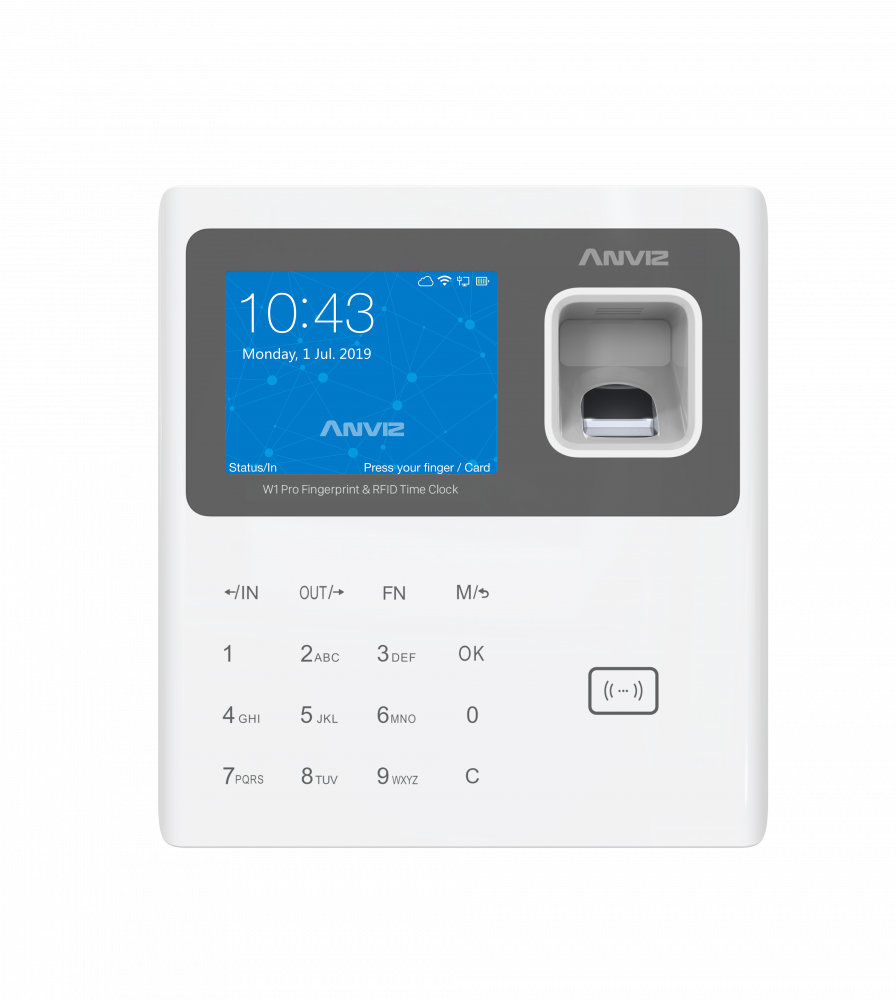 Biometric time Attendance Device W1Pro Anviz Global